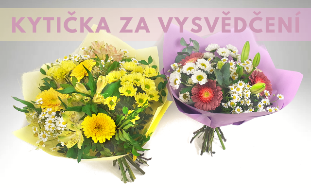 Dárek pro učitelku květiny